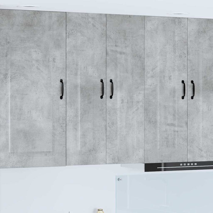 Dulap suspendat de bucătărie Gri din beton 60 x 31 x 100 cm - WALTI WALTI