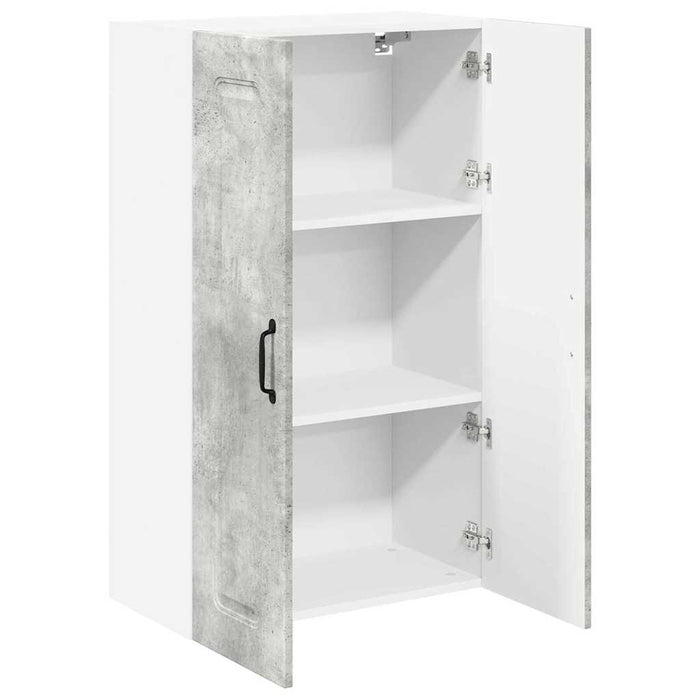 Dulap suspendat de bucătărie Gri din beton 60 x 31 x 100 cm - WALTI WALTI