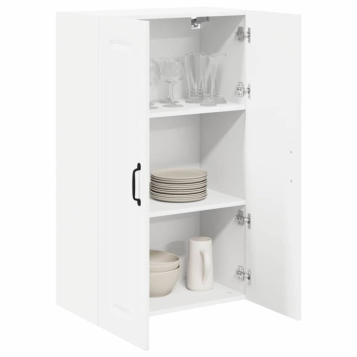 Dulap suspendat de bucătărie cu ușă Alb lucios 60 x 31 x 100 cm - WALTI WALTI