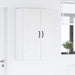 Dulap suspendat de bucătărie Alb 80 x 31 x 100 cm Lemn compozit - WALTI WALTI