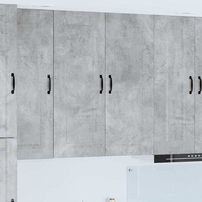 Dulap suspendat de bucătărie Gri din beton 80 x 31 x 100 cm - WALTI WALTI