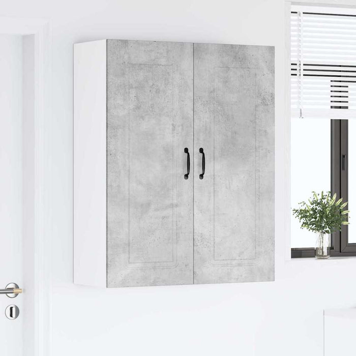 Dulap suspendat de bucătărie Gri din beton 80 x 31 x 100 cm - WALTI WALTI