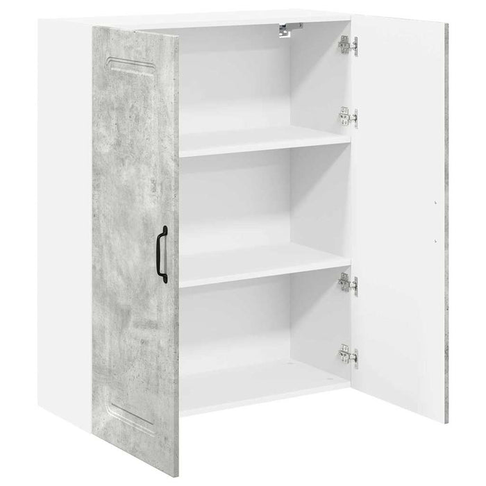 Dulap suspendat de bucătărie Gri din beton 80 x 31 x 100 cm - WALTI WALTI