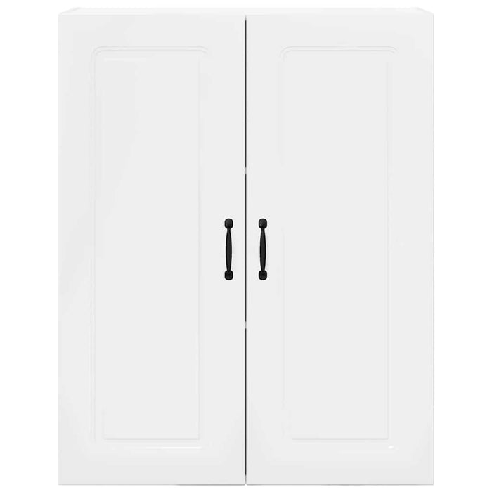 Dulap suspendat de bucătărie cu ușă Alb lucios 80 x 31 x 100 cm - WALTI WALTI