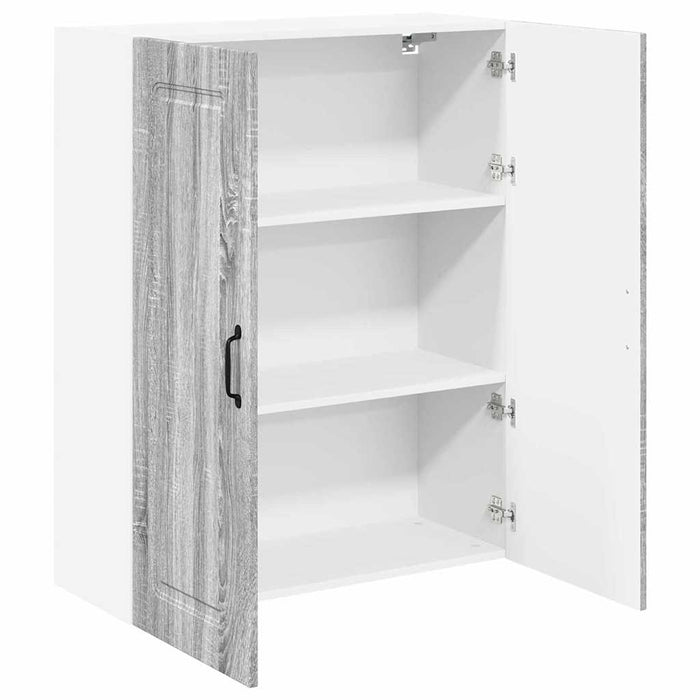 Dulap suspendat de bucătărie cu ușă Gri Sonoma 80 x 31 x 100 cm - WALTI WALTI