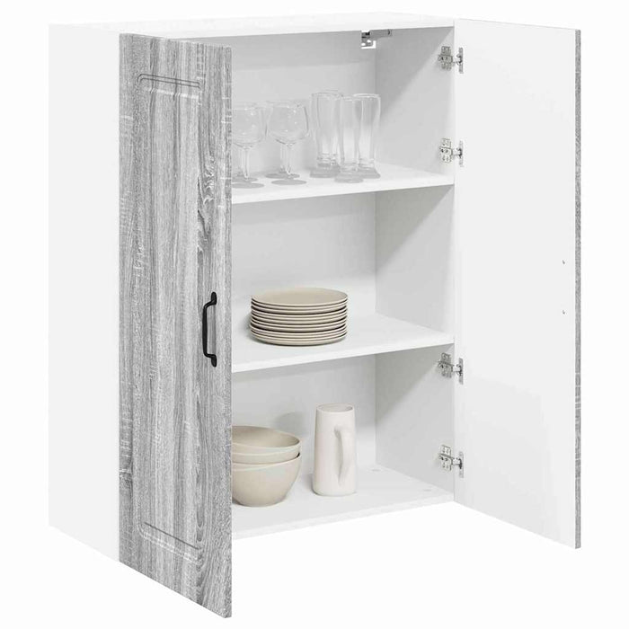 Dulap suspendat de bucătărie cu ușă Gri Sonoma 80 x 31 x 100 cm - WALTI WALTI