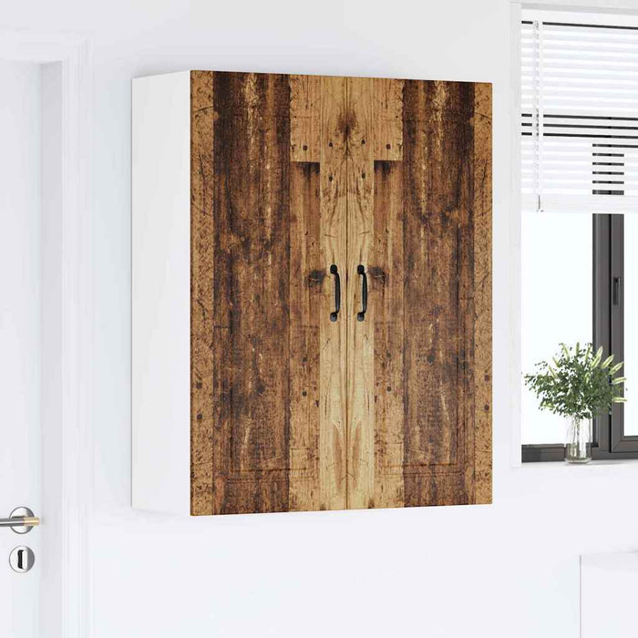 Dulap suspendat de bucătărie cu ușă Lemn Vechi 80 x 31 x 100 cm - WALTI WALTI