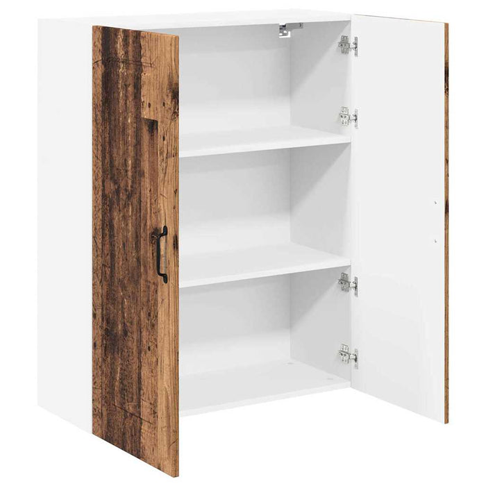Dulap suspendat de bucătărie cu ușă Lemn Vechi 80 x 31 x 100 cm - WALTI WALTI
