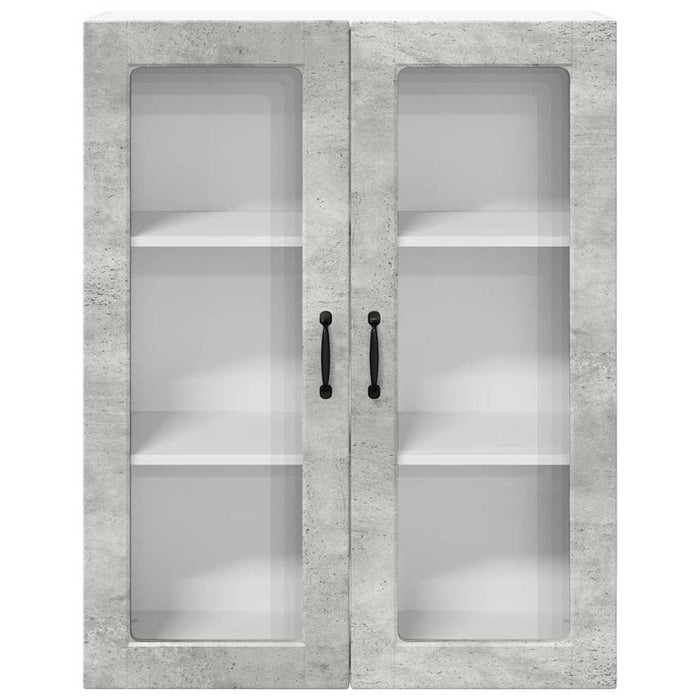 Dulap suspendat de bucătărie Gri din beton 80 x 31 x 100 cm - WALTI WALTI
