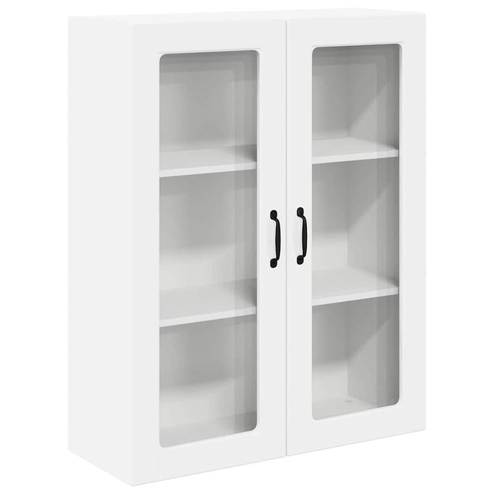Dulap suspendat de bucătărie cu ușă Alb lucios 80 x 31 x 100 cm - WALTI WALTI