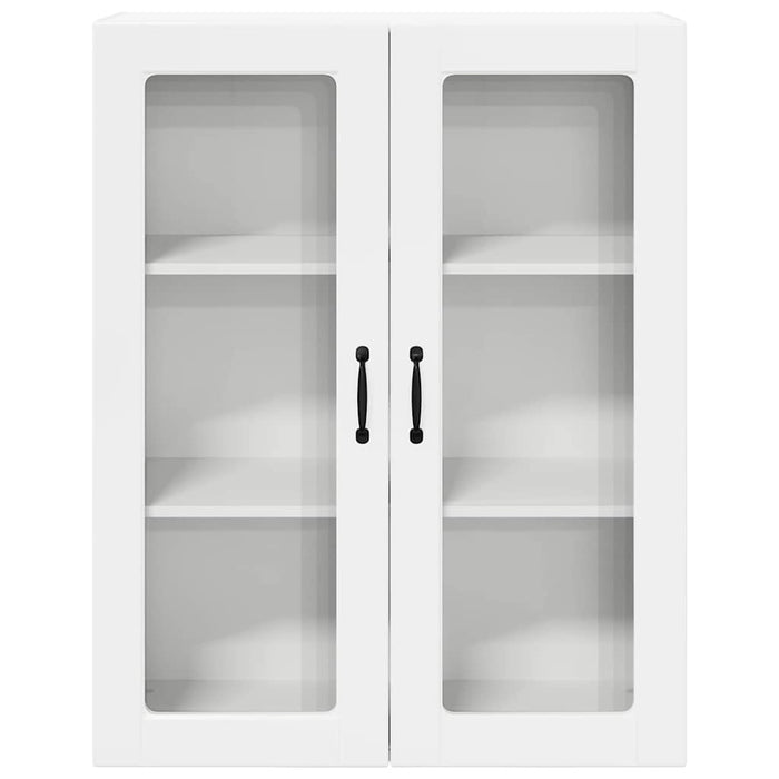 Dulap suspendat de bucătărie cu ușă Alb lucios 80 x 31 x 100 cm - WALTI WALTI