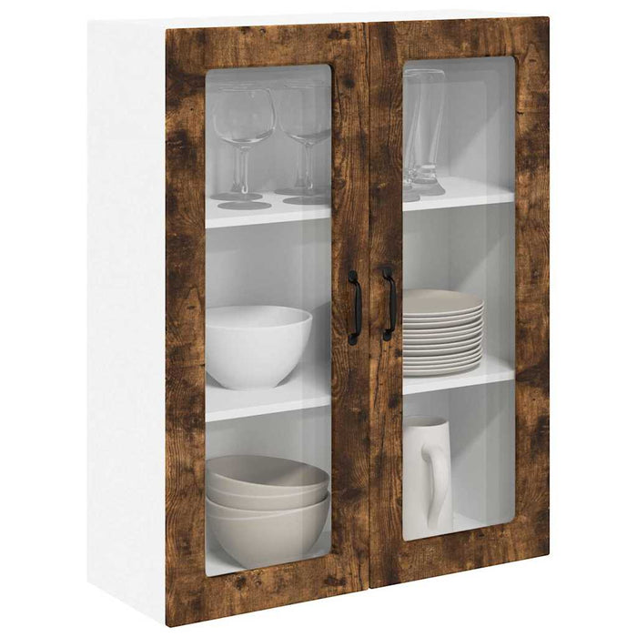 Dulap suspendat de bucătărie Stejar fumuriu 80 x 31 x 100 cm - WALTI WALTI