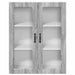 Dulap suspendat de bucătărie cu ușă Gri Sonoma 80 x 31 x 100 cm - WALTI WALTI