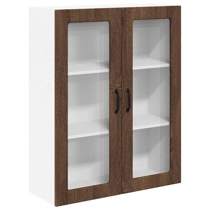 Dulap suspendat de bucătărie Stejar închis 80 x 31 x 100 cm - WALTI WALTI