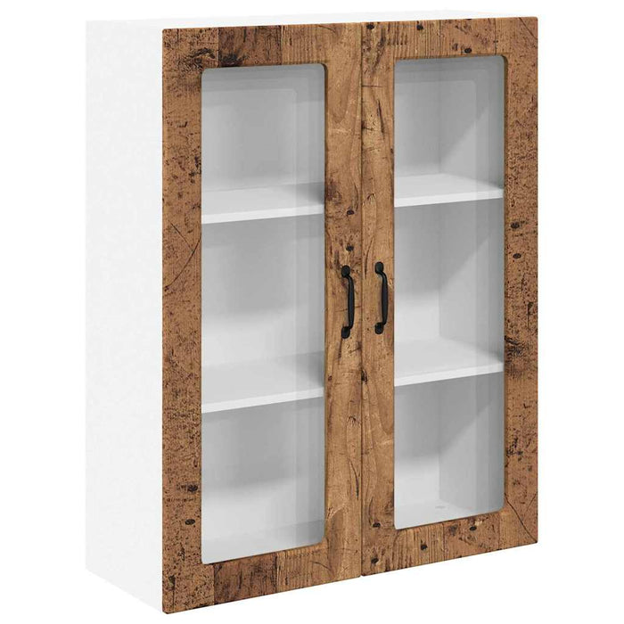 Dulap suspendat de bucătărie cu ușă Lemn Vechi 80 x 31 x 100 cm - WALTI WALTI