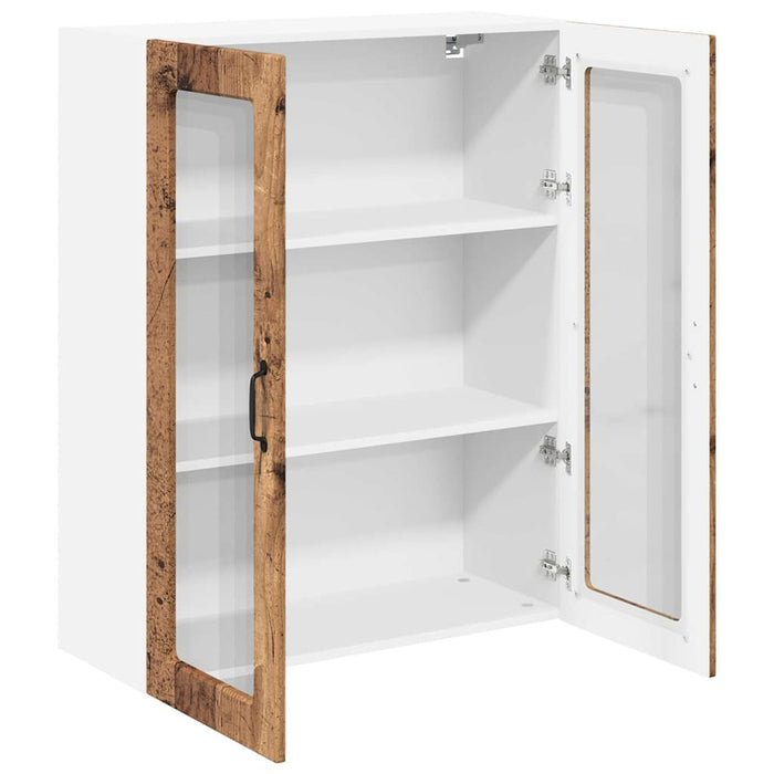 Dulap suspendat de bucătărie cu ușă Lemn Vechi 80 x 31 x 100 cm - WALTI WALTI