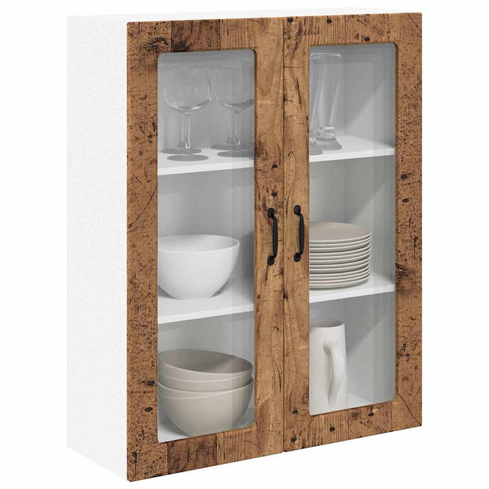 Dulap suspendat de bucătărie cu ușă Lemn Vechi 80 x 31 x 100 cm - WALTI WALTI