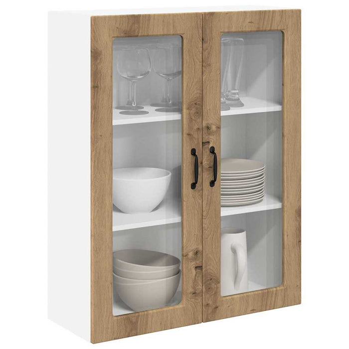 Dulap suspendat de bucătărie Stejar Artizanal 80 x 31 x 100 cm - WALTI WALTI