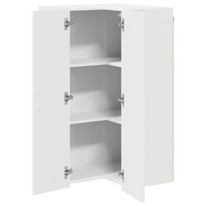 Dulap suspendat de bucătărie Alb 57 x 57 x 100 cm Lemn compozit - WALTI WALTI