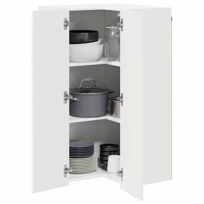 Dulap suspendat de bucătărie Alb 57 x 57 x 100 cm Lemn compozit - WALTI WALTI