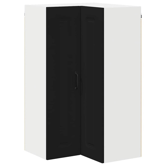 Dulap suspendat de bucătărie cu raft Negru 57 x 57 x 100 cm - WALTI WALTI