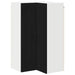 Dulap suspendat de bucătărie cu raft Negru 57 x 57 x 100 cm - WALTI WALTI