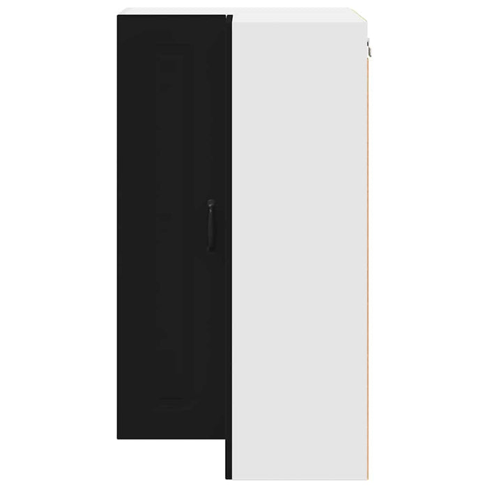 Dulap suspendat de bucătărie cu raft Negru 57 x 57 x 100 cm - WALTI WALTI