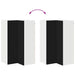 Dulap suspendat de bucătărie cu raft Negru 57 x 57 x 100 cm - WALTI WALTI