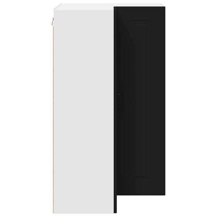 Dulap suspendat de bucătărie cu raft Negru 57 x 57 x 100 cm - WALTI WALTI
