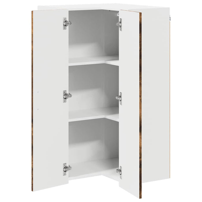 Dulap suspendat de bucătărie Stejar fumuriu 57 x 57 x 100 cm - WALTI WALTI