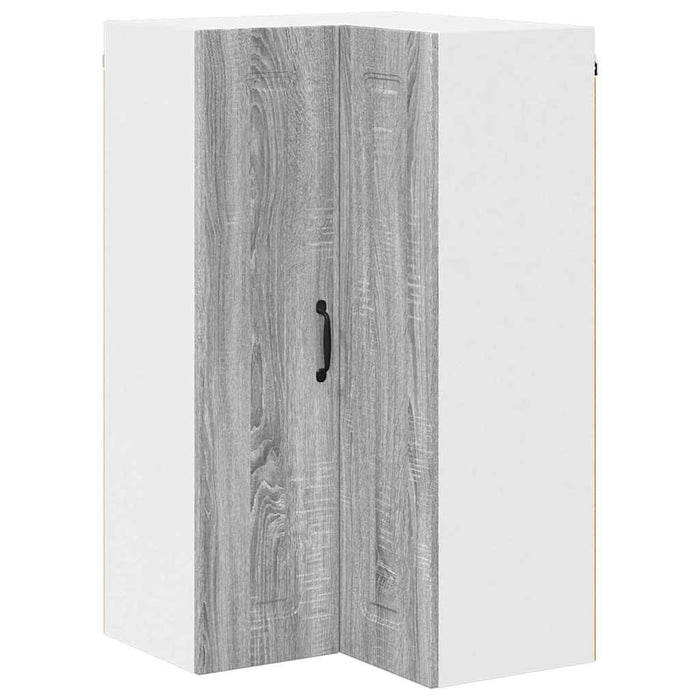Dulap suspendat de bucătărie cu ușă Gri Sonoma 57 x 57 x 100 cm - WALTI WALTI