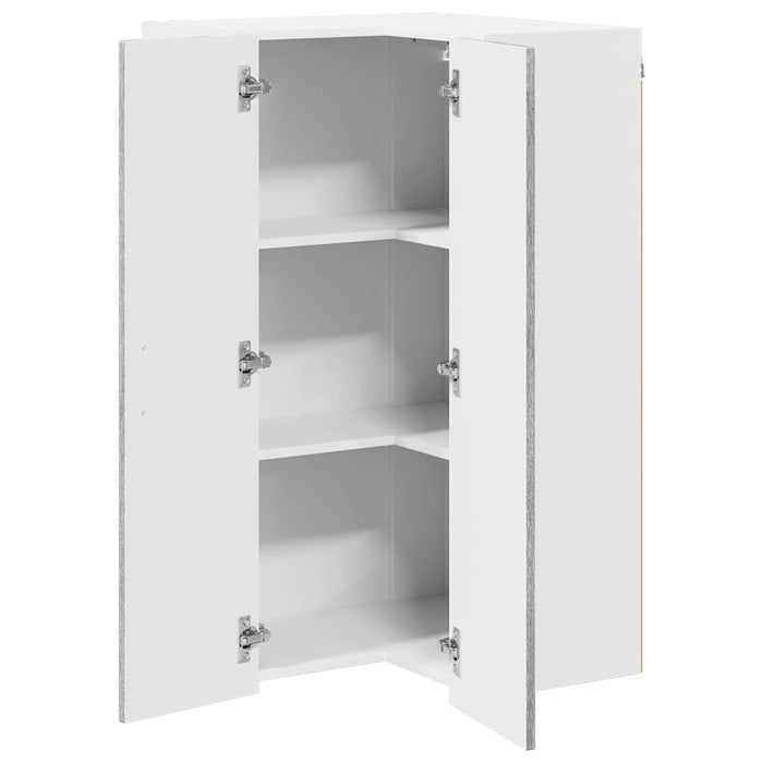 Dulap suspendat de bucătărie cu ușă Gri Sonoma 57 x 57 x 100 cm - WALTI WALTI