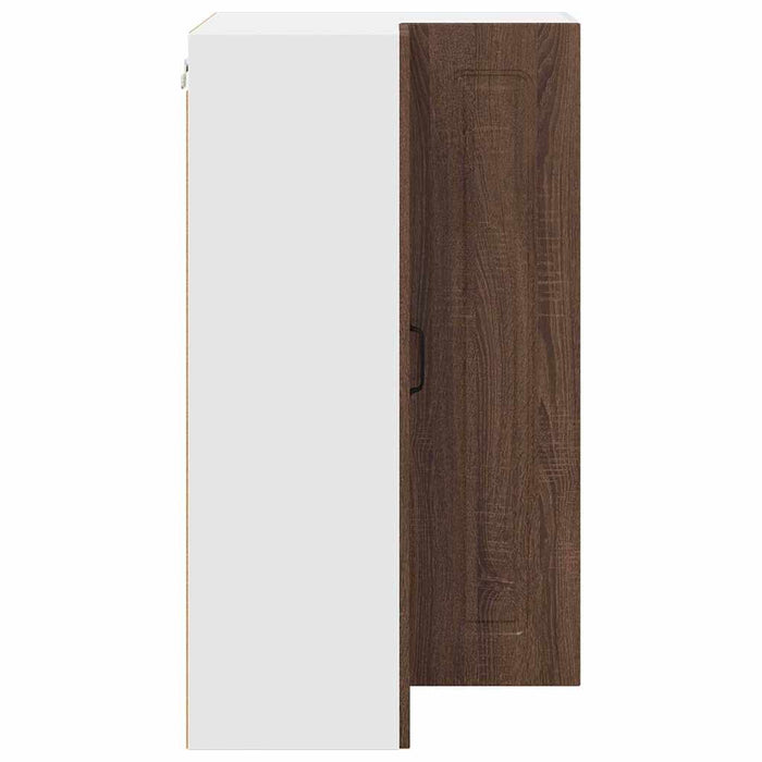 Dulap suspendat de bucătărie Stejar închis 57 x 57 x 100 cm - WALTI WALTI