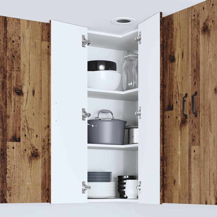 Dulap suspendat de bucătărie cu ușă Lemn Vechi 57 x 57 x 100 cm - WALTI WALTI