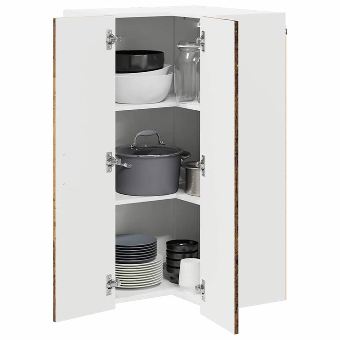 Dulap suspendat de bucătărie cu ușă Lemn Vechi 57 x 57 x 100 cm - WALTI WALTI