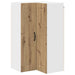 Dulap suspendat de bucătărie Stejar Artizanal 57 x 57 x 100 cm - WALTI WALTI