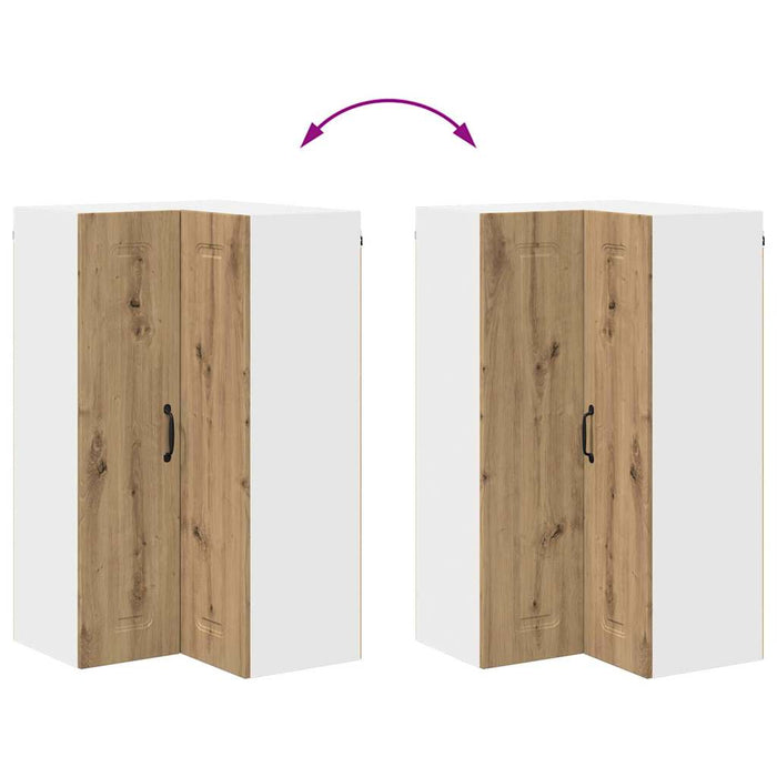 Dulap suspendat de bucătărie Stejar Artizanal 57 x 57 x 100 cm - WALTI WALTI