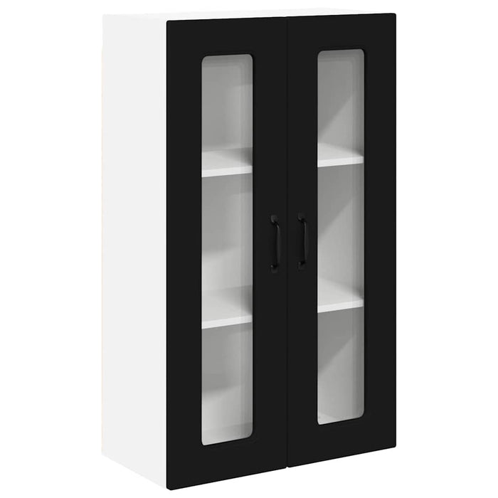 Dulap suspendat de bucătărie cu raft Negru 60 x 31 x 100 cm - WALTI WALTI