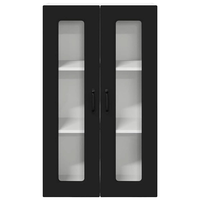 Dulap suspendat de bucătărie cu raft Negru 60 x 31 x 100 cm - WALTI WALTI