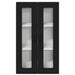 Dulap suspendat de bucătărie cu raft Negru 60 x 31 x 100 cm - WALTI WALTI