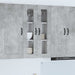 Dulap suspendat de bucătărie Gri din beton 60 x 31 x 100 cm - WALTI WALTI