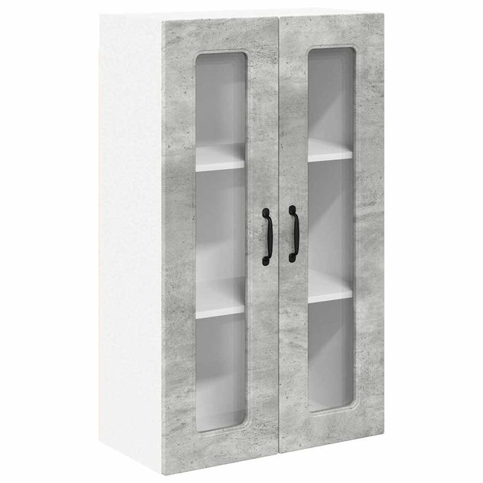 Dulap suspendat de bucătărie Gri din beton 60 x 31 x 100 cm - WALTI WALTI