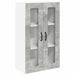 Dulap suspendat de bucătărie Gri din beton 60 x 31 x 100 cm - WALTI WALTI