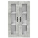 Dulap suspendat de bucătărie Gri din beton 60 x 31 x 100 cm - WALTI WALTI