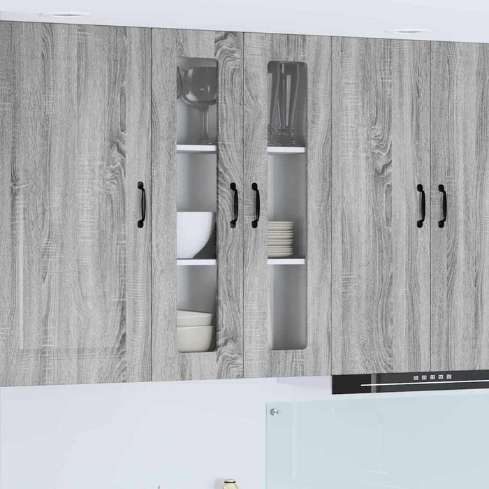 Dulap suspendat de bucătărie cu ușă Gri Sonoma 60 x 31 x 100 cm - WALTI WALTI