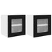 Dulap de bucătărie 2 pcs Negru 40 x 31 x 40 cm Lemn compozit - WALTI WALTI