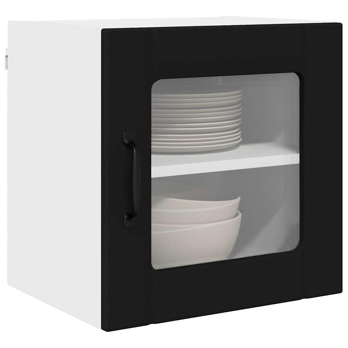 Dulap de bucătărie 2 pcs Negru 40 x 31 x 40 cm Lemn compozit - WALTI WALTI