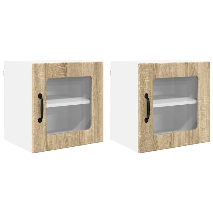 Dulap de bucătărie cu raft 2 pcs Stejar Sonoma 40 x 31 x 40 cm - WALTI WALTI