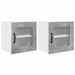 Dulap de bucătărie cu raft 2 pcs Gri din beton 40 x 31 x 40 cm - WALTI WALTI