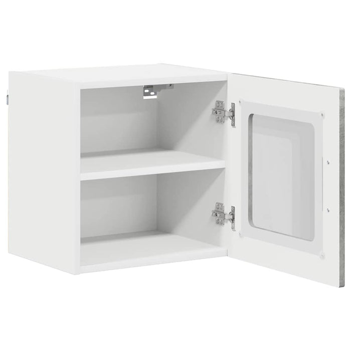 Dulap de bucătărie cu raft 2 pcs Gri din beton 40 x 31 x 40 cm - WALTI WALTI